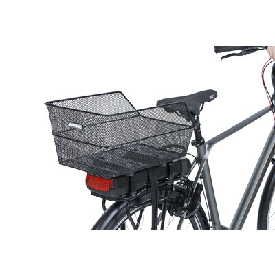 Basil Cento WSL - Fahrradkorb - hinten - schwarz