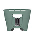 Basil Cento Neo WSL - rear bicycle basket - silvergreen