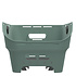 Basil Cento Neo WSL - rear bicycle basket - silvergreen