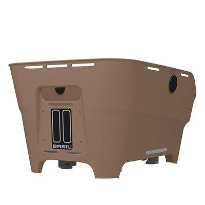 Basil Cento Neo WSL - Fahrradkorb hinten - sandfarben