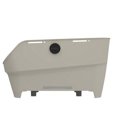 Basil Cento Neo WSL - rear bicycle basket - off-white