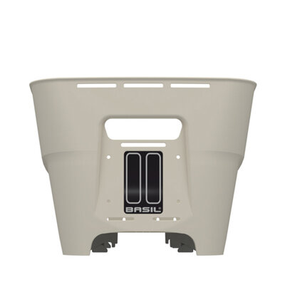 Basil Cento Neo WSL - rear bicycle basket - off-white