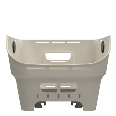 Basil Cento Neo WSL - rear bicycle basket - off-white