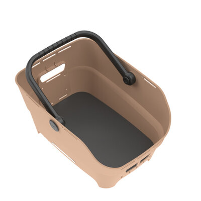Basil Cento Neo - Fahrradkorb hinten - sandfarben