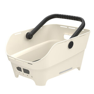 Basil Cento Neo MIK - rear bicycle basket - off-white