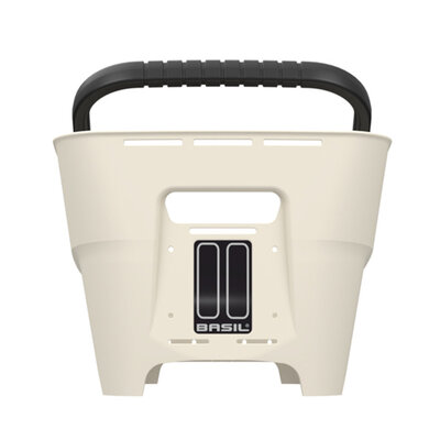 Basil Cento Neo MIK - rear bicycle basket - off-white