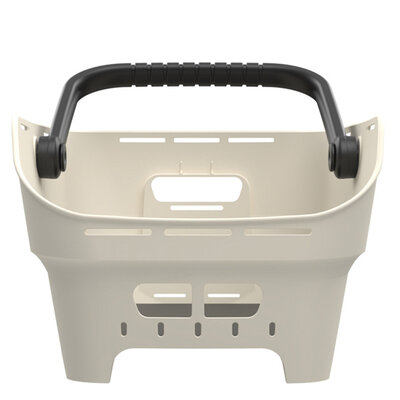 Basil Cento Neo MIK - rear bicycle basket - off-white