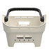 Basil Cento Neo MIK - rear bicycle basket - off-white