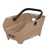 Basil Cento Neo MIK - rear bicycle basket - sand