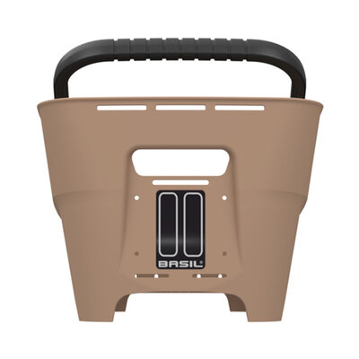 Basil Cento Neo MIK - rear bicycle basket - sand