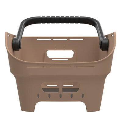 Basil Cento Neo MIK - rear bicycle basket - sand