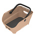 Basil Cento Neo MIK - rear bicycle basket - sand