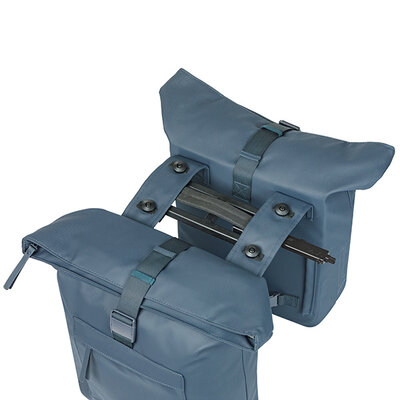 Basil Brooklyn - double pannier bag MIK - 41L - navy