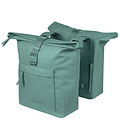 Brooklyn - double pannier bag silvergreen