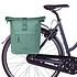 Basil Brooklyn - dubbele fietstas - 41L - zilvergroen