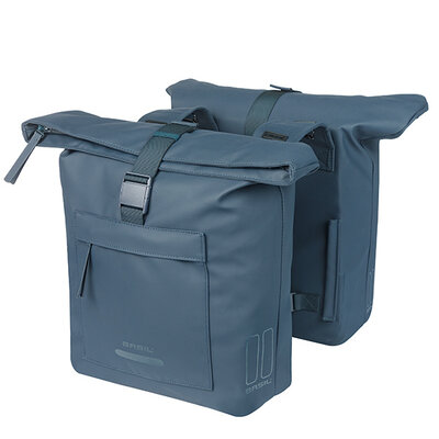 Basil Brooklyn - Fahrrad Doppeltasche - 41L - navy