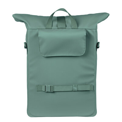 Basil Brooklyn - shoulder bag MIK Hooks - 17L - silvergreen
