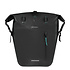 Basil Rivo L - single bag tarpaulin MIK Hooks - 25–31L - black