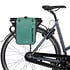 Basil Rivo M - single bag tarpaulin MIK Hooks - 12–15L - silvergreen/black