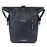 Basil Rivo M - single bag tarpaulin MIK Hooks - 12–15L - black