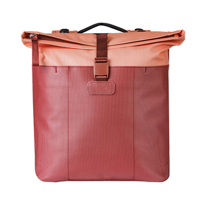 Basil Vive - double pannier bag MIK - 28–35L - burgundy/pink