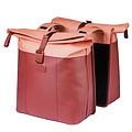 Vive - double pannier bag - burgundy/pink