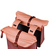 Basil Vive - Fahrrad-Doppeltasche - 28-35L - bordeaux/pink