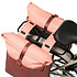 Basil Vive - Fahrrad-Doppeltasche - 28-35L - bordeaux/pink