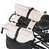 Basil Vive - double pannier bag - 28–35L - off-white/black