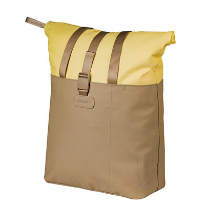 Basil Vive - bicycle Shopper MIK Hooks - 15-20L - sandfarben/gelb