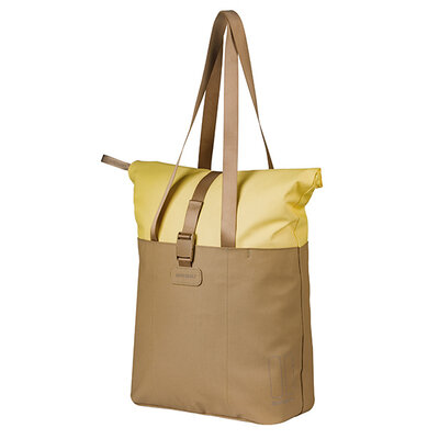 Basil Vive - bicycle Shopper MIK Hooks - 15-20L - sandfarben/gelb