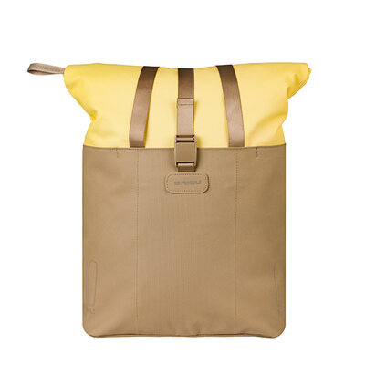 Basil Vive - bicycle Shopper MIK Hooks - 15-20L - sandfarben/gelb