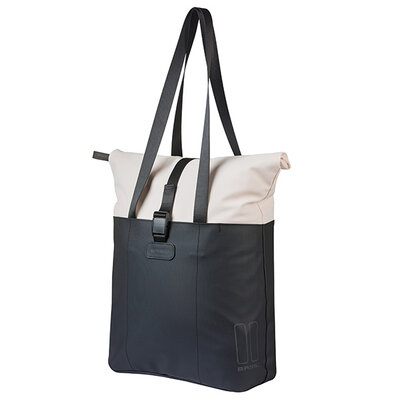 Basil Vive - shopper MIK Hooks - 15–20L - off-white/black