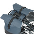 Basil Cove - dubbele fietstas MIK - 28-32L - marineblauw/zwart