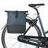 Basil Cove - dubbele fietstas MIK - 28-32L - marineblauw/zwart