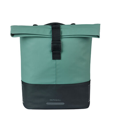 Basil Cove - double pannier bag MIK - 28–32L - silvergreen/black