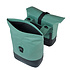 Basil Cove - double pannier bag MIK - 28–32L - silvergreen/black