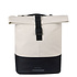 Basil Cove - dubbele fietstas MIK - 28-32L - gebroken wit/zwart
