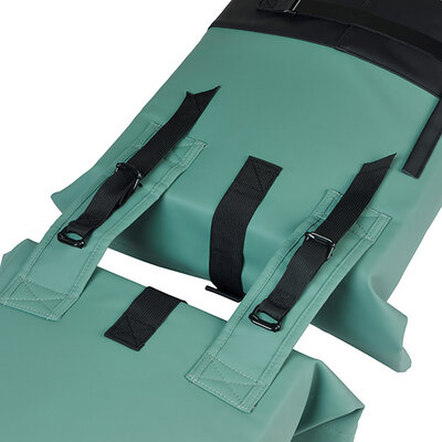 Basil Cove - double pannier bag - 28–32L - silvergreen/black
