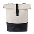 Basil Cove - dubbele fietstas - 28-32L - gebroken wit/zwart