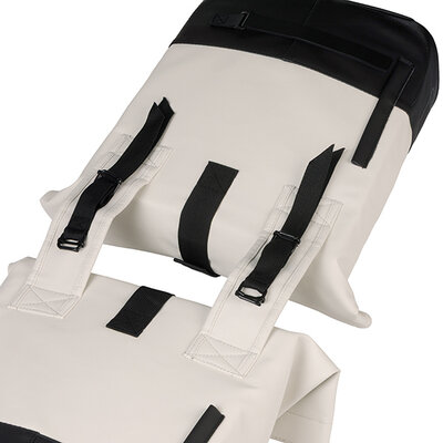 Basil Cove - dubbele fietstas - 28-32L - gebroken wit/zwart