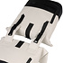 Basil Cove - dubbele fietstas - 28-32L - gebroken wit/zwart