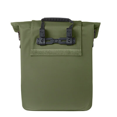 Basil City - bicycle shopper MIK Hooks - 14-16L - moss green