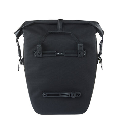 Basil Navigator Waterproof L - enkele tas MIK Hooks - 25-31L - zwart