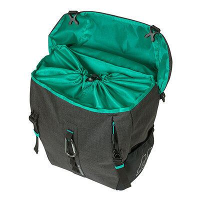 Basil Discovery 365D M - single bag MIK Hooks - 9L - black melee
