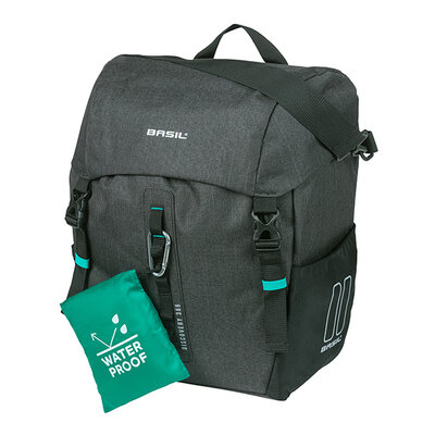 Basil Discovery 365D L - single bag MIK Hooks - 20L - black melee