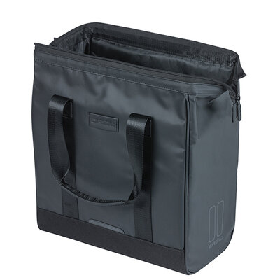 Basil Grand - bicycle shopper tarpaulin MIK Hooks - 23L - black