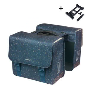 Flair - double bicycle bag MIK- Navy