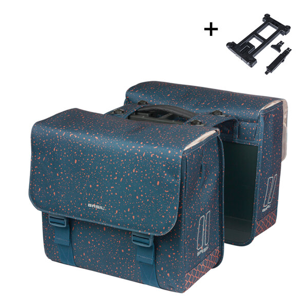 Flair - double bicycle bag MIK- Navy
