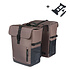 Basil Move - dubbele fietstas MIK - 30 liter - bruin